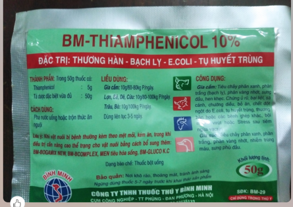 BM - THIAMPHENICOL 10%