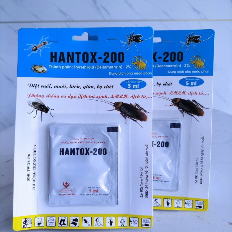 HANTOX 200 1 LỐC/5 GÓI/ 5 ML