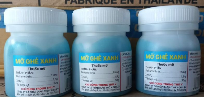 MỠ GHẺ XANH 30G