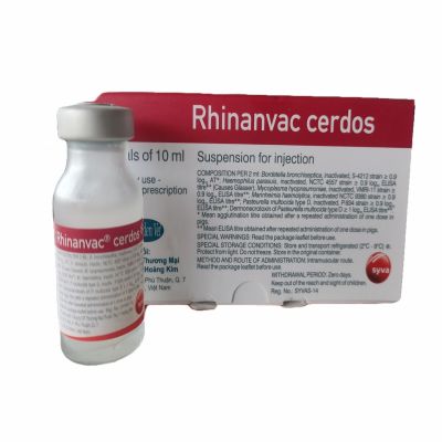 RHANVAC CERDOS ( VIÊM PHỔI PHỨC HỢP HEO) 10 LIỀU